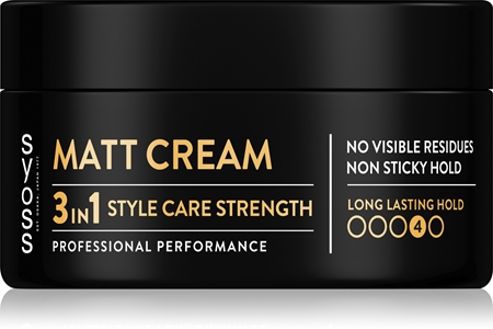 Syoss Matt Cream pâte coiffante matifiante fixation et forme