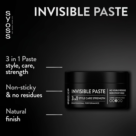Syoss Invisible Paste pasta styling transparente para fixação moderada