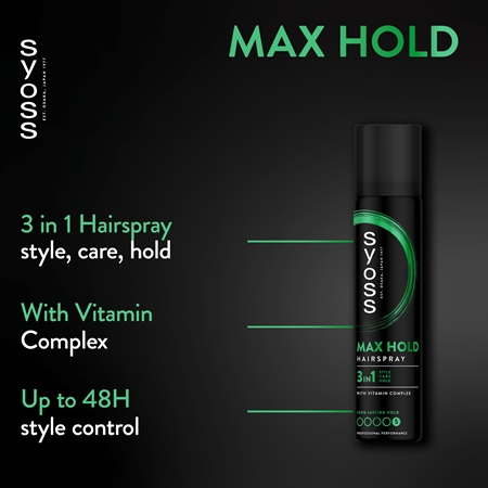 Syoss Max Hold hajlakk extra erős fixáló hatású