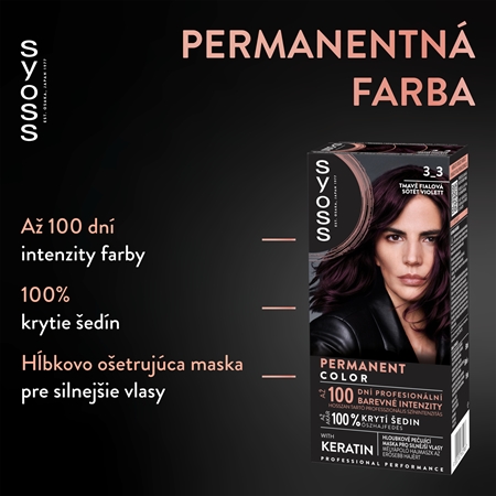Syoss Permanent Color permanentná farba na vlasy