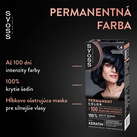 Syoss Permanent Color permanentná farba na vlasy