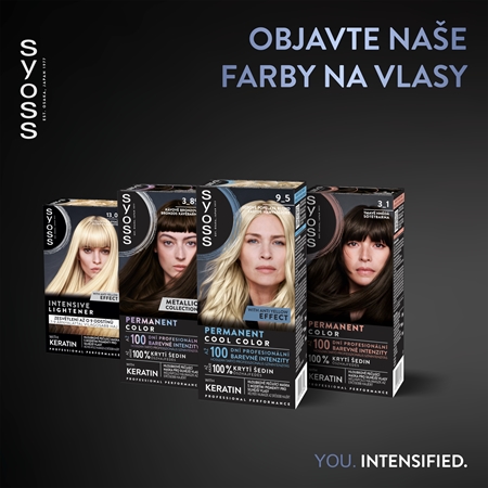 Syoss Permanent Cool Color permanentná farba na vlasy s chladným podtónom