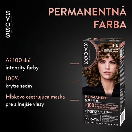 Syoss Permanent Color permanentná farba na vlasy