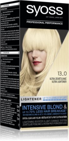 Syoss Intensive Blond αποχρωματιστής για ξάνοιγμα των μαλλιών