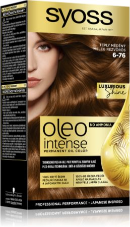 Syoss Oleo Intense permanentná farba na vlasy s olejom
