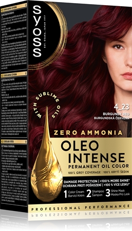 Syoss Oleo Intense Permanent Hair Dye with oil
