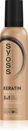 Syoss Keratin penové tužidlo s keratínom