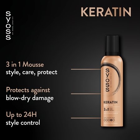Syoss Keratin Mousse Mousse Med keratin