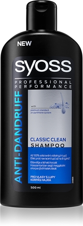 Syoss Anti-Dandruff Classic Clean Uppfriskande schampo Mot mjäll