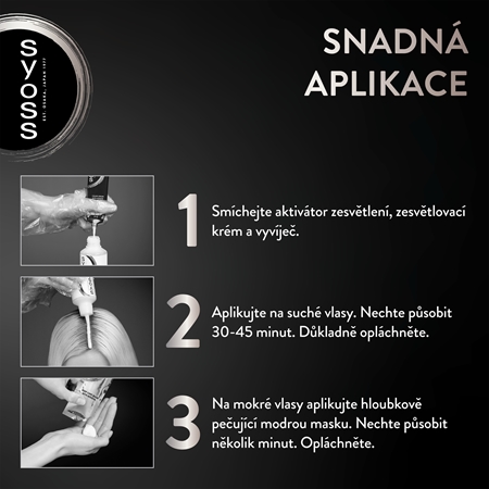Syoss Intensive Lightener odbarvovač pro zesvětlení vlasů