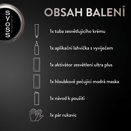 Syoss Intensive Lightener odbarvovač pro zesvětlení vlasů