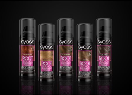 Syoss Root Retoucher Touch-up hårfarve til rødder på spray