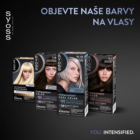 Syoss Permanent Cool Color permanentní barva na vlasy s chladným podtónem