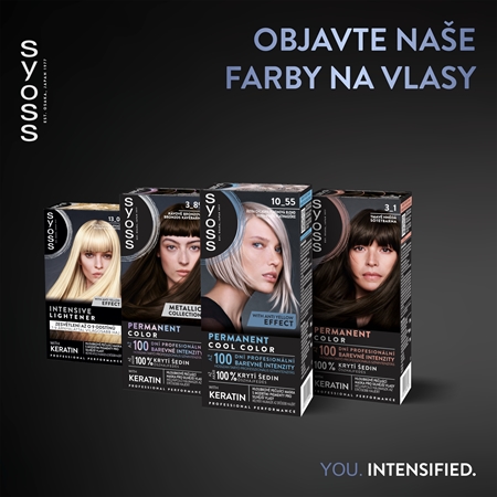 Syoss Permanent Cool Color permanentná farba na vlasy s chladným podtónom