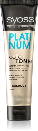 Syoss Color Toner Platinum toner za nevtralizacijo rumenih tonov
