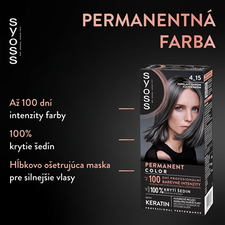 Syoss Permanent Color permanentná farba na vlasy