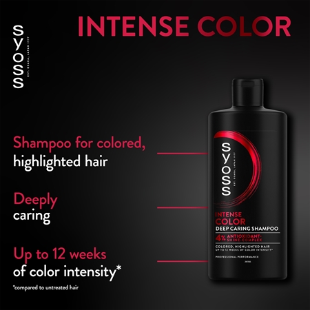 Syoss Intense Color sampon festett hajra