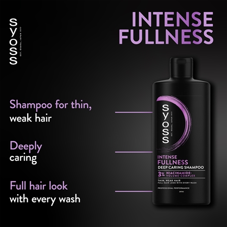 Syoss Intense Fullness šampon pro jemné vlasy pro objem a vitalitu