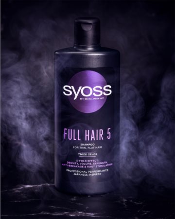 Syoss Full Hair 5 Schampo för fint hår För volym och vitalitet