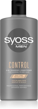 Syoss Men Control champú y acondicionador 2 en 1 para hombre
