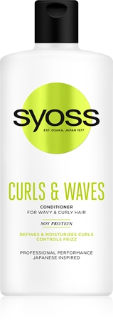 Syoss Curls & Waves балсам за чуплива и къдрава коса