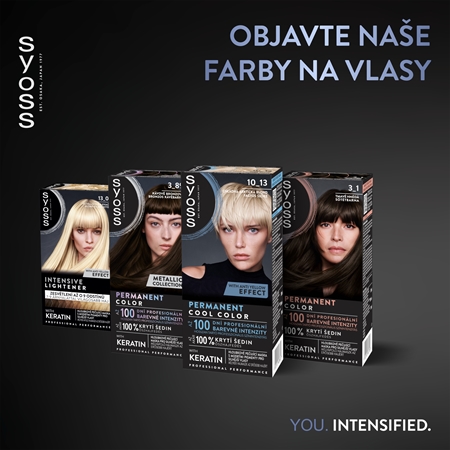 Syoss Permanent Cool Color permanentná farba na vlasy s chladným podtónom