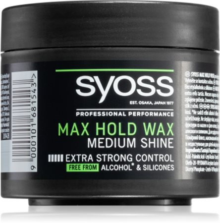 Syoss Max Hold styling wax extra erős fixáló hatású