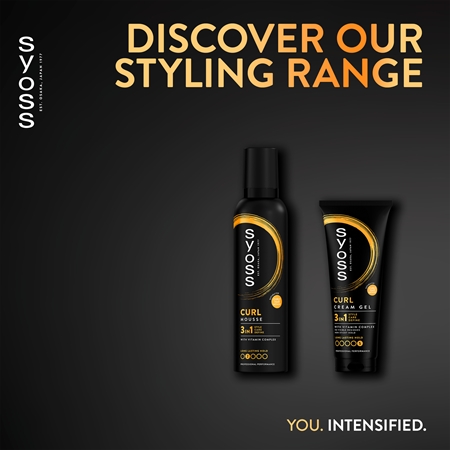 Syoss Curl Cream Gel Styling Cream for Curl Definition with gel consistency