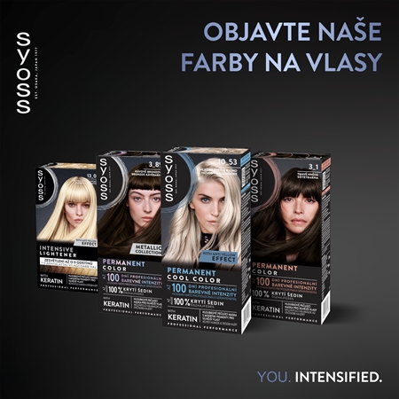 Syoss Permanent Cool Color permanentná farba na vlasy s chladným podtónom