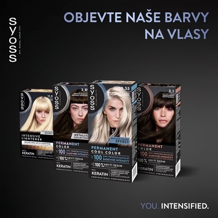 Syoss Permanent Cool Color permanentní barva na vlasy s chladným podtónem