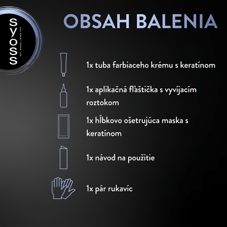 Syoss Permanent Cool Color permanentná farba na vlasy s chladným podtónom