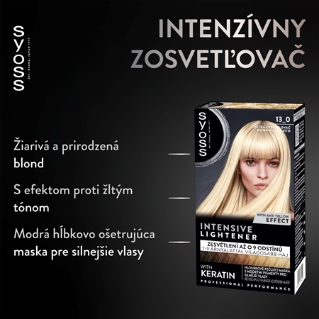 Syoss Intensive Lightener odfarbovač na zosvetlenie vlasov
