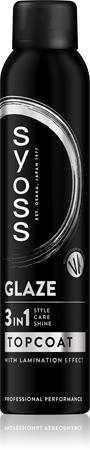 Syoss Intense Glaze Topcoat brillance pour cheveux