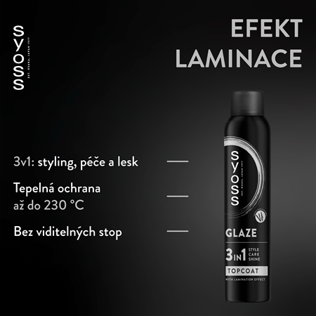 Syoss Intense Glaze Topcoat lesk na vlasy