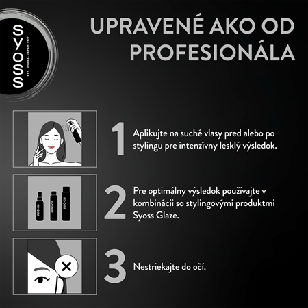 Syoss Intense Glaze Topcoat lesk na vlasy