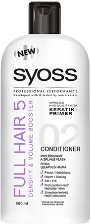 Syoss Full Hair 5 Density & Volume Conditioner for Thinning and Limp Hair