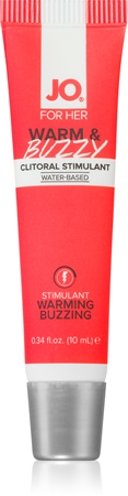 System JO WARM & BUZZY FOR HER baume de stimulation du clitoris