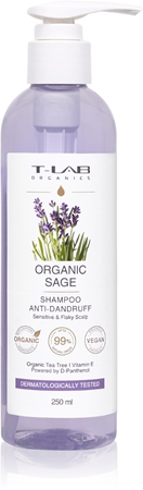 T-LAB Organics Organic Sage Anti-Dandruff Shampoo šampon proti prhljaju