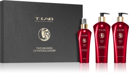 T-LAB Professional Aura Oil darilni set (za prehrano in sijaj)