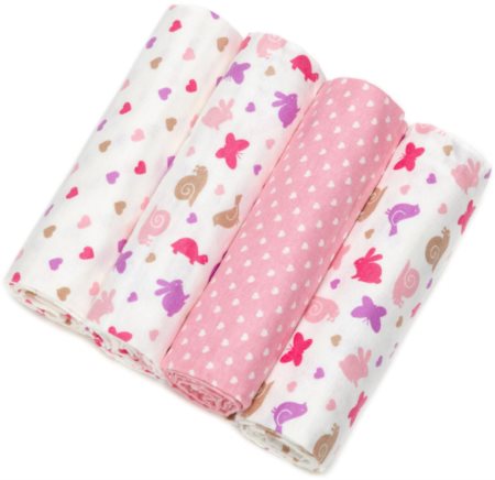 T-TOMI Cloth Diapers Pink snails pieluchy wielorazowe