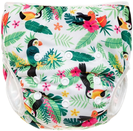 T-TOMI Diaper Swimwear Parrots scutece lavabile tip slip de înot