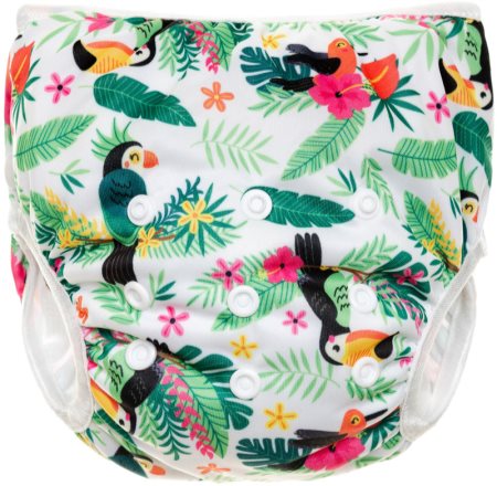 T-TOMI Diaper Swimwear Parrots багаторазові підгузки-трусики для плавання