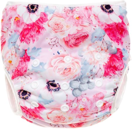 T-TOMI Diaper Swimwear Flowers pielucho-kąpielówki nadające się do prania