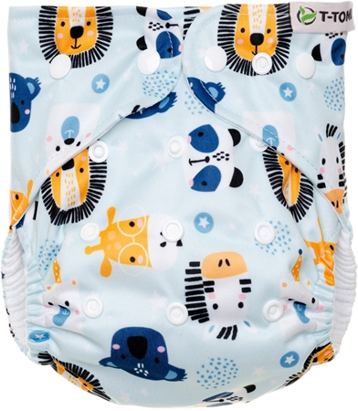 T-TOMI Diaper Covers AIO Animals culottes de protection lavables coffret cadeau