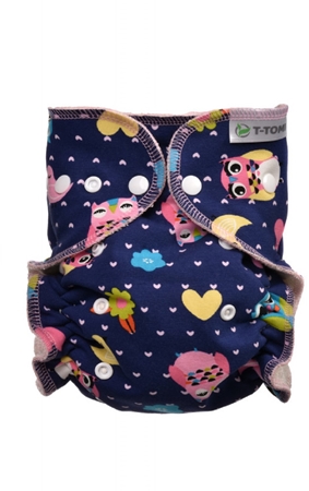 T-TOMI Pant Diaper Changing Set Snaps vaskbare blebukser med indlægsble