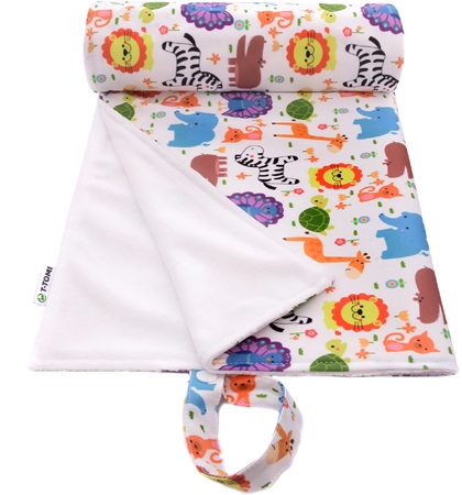 T-TOMI Changing Pad ZOO cambiador lavable