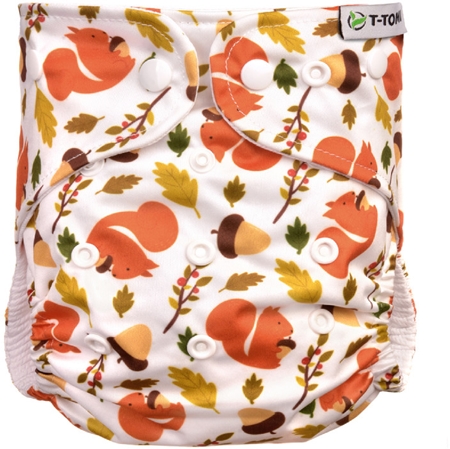T-TOMI Pant Diaper AIO Changing Set Snaps vaskbare blebukser med indlægsble til trykknapper