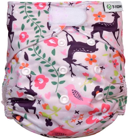 T-TOMI Pant Diaper AIO Changing Set Velcro pratelná kalhotková plena s vkládací plenou na suchý zip