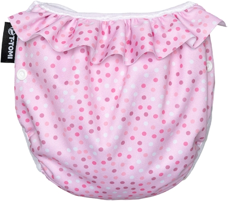 T-TOMI Diaper Swimwear Pink Dots washable swim nappies