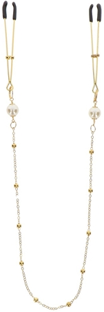 Taboom Nipple Play Pearl & Deluxe Chain štipce na bradavky